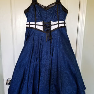 Torrid BBC Doctor Who TARDIS Swing Dress (Size 16)